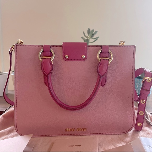 HOST PICK⭐️Authentic Miu Miu Leather bag 💖 - Picture 8 of 12